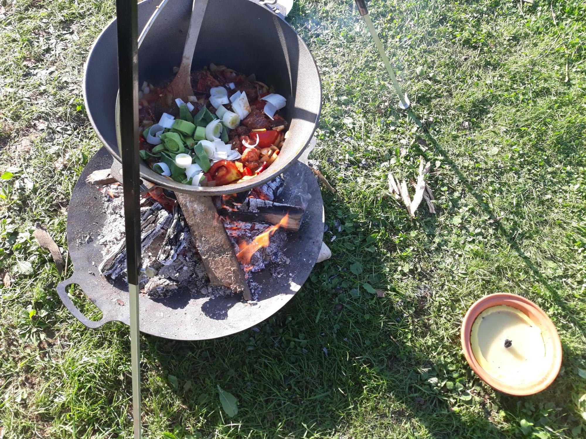 Camping Under The Walnut In Your Own Tent On A Shared Lot And Shared Bathroom Liubliana Exterior foto